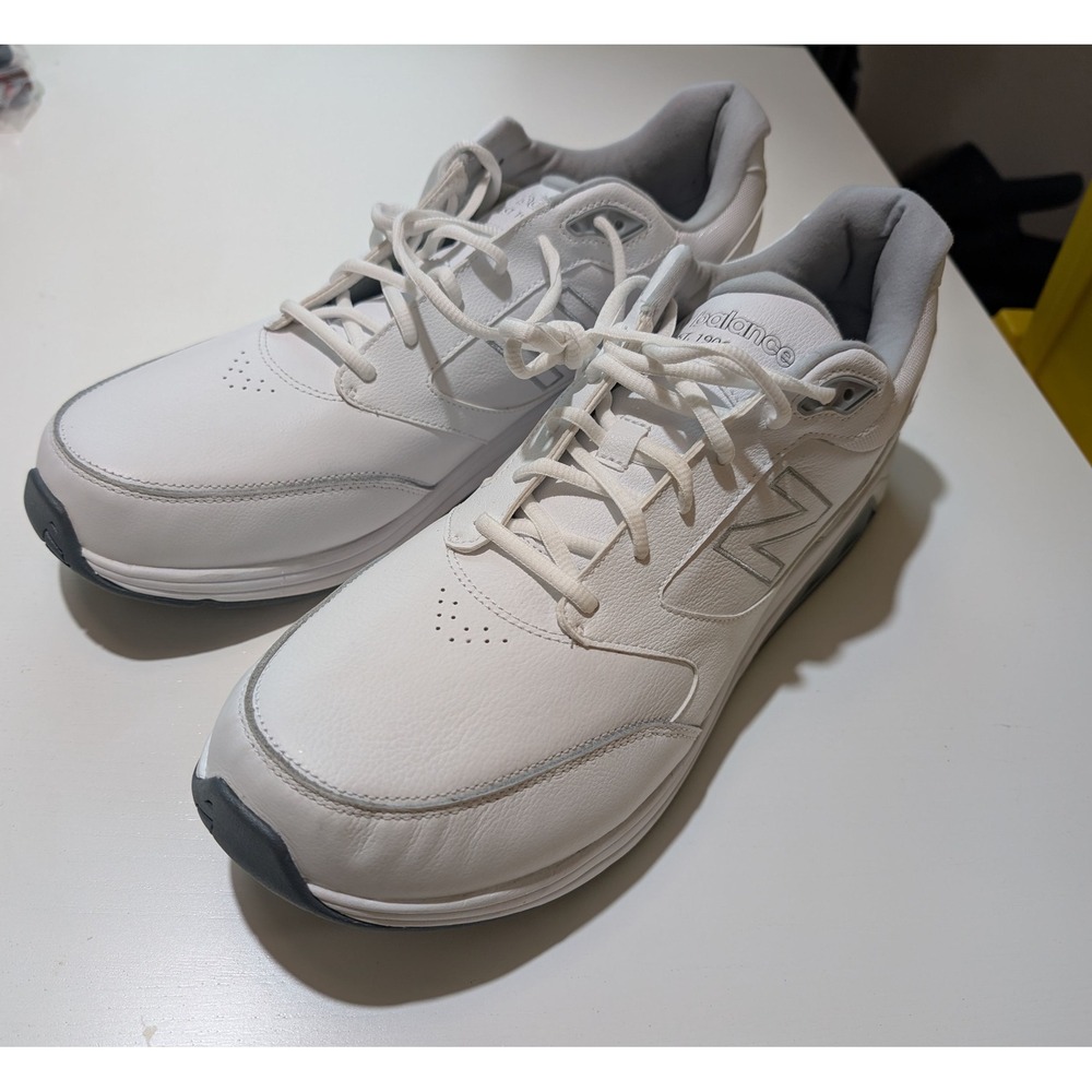 New Balance White Walking Shoes Mens 16 MW928WT2